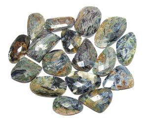 Cabujón de piedras preciosas facetadas de pietersita Natural de 17 piezas, cuentas sueltas de alta calidad para pulseras de joyería, fabricación de joyas - Product Image 5