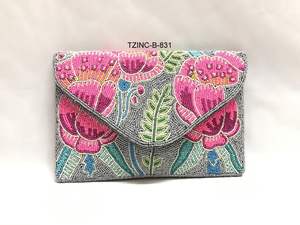 FANCY UNIQUE Style bohème broderie perle pochettes à main avec doublure en gros - Product Image 4