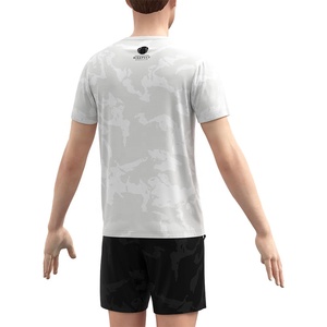 เสื้อเทนนิสแบบยูนิเซ็กซ์ ลดราคาพิเศษ สำหรับออกกำลังกาย ฟิตเนส สกรีนโลโก้ได้ แห้งเร็ว ระบายอากาศดี ผลิตจากโพลีเอสเตอร์ 100% เหมาะสำหรับใส่เล่นพาเดล - Product Image 5