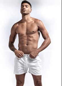 กางเกงขาสั้นชายหาดของผู้ชายแห้งเร็วแบบลำลองกางเกงว่ายน้ำแบบสั่งทำพร้อมเชือกรัดเอว - Product Image 5