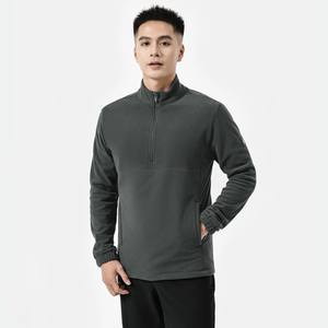 Sweatshirts à fermeture éclair personnalisables pour hommes avec service OEM - Product Image 1