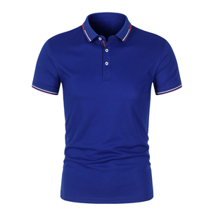 เสื้อโปโลชายคุณภาพสูง ผ้าฝ้าย 100% ไซส์ใหญ่ ขายดี ราคาถูก เสื้อผ้ากีฬาคุณภาพสูง เสื้อโปโลชาย - Product Image 1