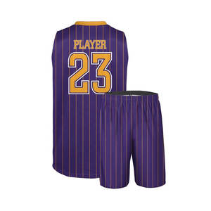 ชุดบาสเก็ตบอลไซส์พิเศษสำหรับผู้ชายชุดพิมพ์ลายระบายอากาศออกแบบได้สำหรับฤดูร้อน - Product Image 6