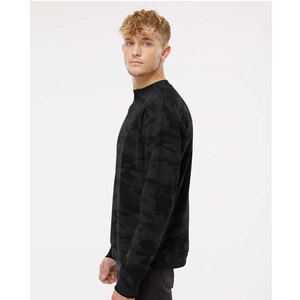Sudadera de lana suave con cuello redondo para hombre, jersey de cuello redondo de alta calidad, sudadera extragrande de Color sólido de peso pesado - Product Image 5