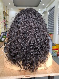 Les cheveux humains vietnamiens frisés et crépus eurasiens 100%, ,100% cheveux non traités en cheveux humains frisés de Vietnamhairluxury - Product Image 5