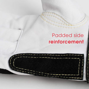 Gants de gréement en cuir de chèvre Gants de travail de protection industrielle avec une forte adhérence et des coutures renforcées BY AMAZING INDUSTRIES - Product Image 4