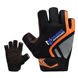 Wholesale Customized Logo Neoprene Half-Finger Gym Gloves Unisex Quality Fitness Gear for <b>Weight</b> Lifting Men's Leather Style - Product Image 6