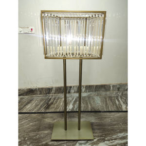 Centres de table de mariage en cristal de couleur argent moderne Décorations de table au design standard en vrac - Product Image 3