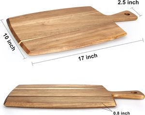 Tabla de Cortar de Madera de Extremo de Veta Versátil XWOOD para Carne, Queso y Charcutería, Bandeja para Servir con Prácticos Agarraderas Laterales - Product Image 6