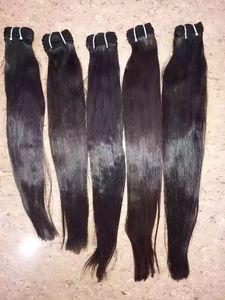 Cabello Remy ondulado natural de doble estiramiento Paquetes de templo indio crudo sin procesar con extremos completos y brillo de alto volumen - Product Image 4