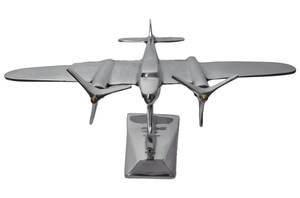 ของตกแต่งบ้านรูปเครื่องบินอะลูมิเนียมแบบตั้งโต๊ะ งานตกแต่งคุณภาพดีเยี่ยม - Product Image 5