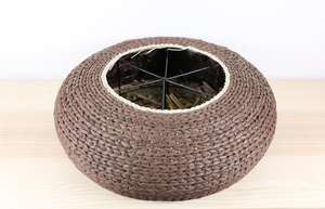 Hot Top Produit Jacinthe D'eau Rustique Écologique Pouf De Rangement Pouf De Rangement En Gros Bon Prix Siège De Salle À Manger - Product Image 2