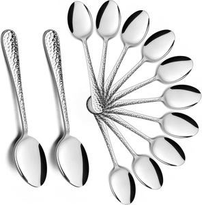 Artisanat de qualité supérieure en acier inoxydable ensemble de cuillères à dessert couverts faits à la main artisanat cuillère la plus vendue - Product Image 2