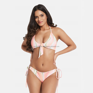 Nardon Apparel 2025 Nouvelle Annonce Maillot de bain Bikini Ensemble Vente en gros Personnalisé Couleur Solide - Product Image 5