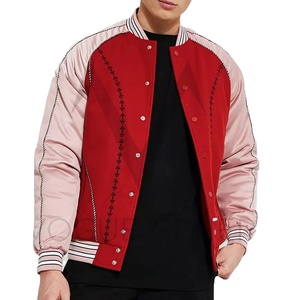 เสื้อแจ็กเก็ตพิมพ์ลายสำหรับผู้ชายเสื้อแจ็กเก็ตเบสบอลสำหรับผู้ชายดีไซน์แบบหลากหลายสำหรับใส่กลางแจ้งโลโก้ล่าสุด - Product Image 1