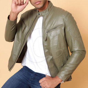 Chaqueta de Cuero Duradera de Piel de Vaca con Cuello Alto, Impermeable y Transpirable, Chaqueta de Cuero de Invierno de Marca Privada - Venta en Línea - Product Image 4