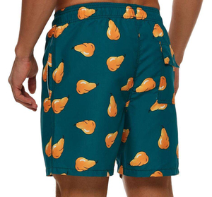 กางเกงว่ายน้ำชายพิมพ์ลายดิจิทัลขายส่ง ผ้าอ๊อกซ์ฟอร์ด กางเกงบอร์ดชอร์ต แห้งเร็ว กันน้ำ รับทำโลโก้ สีตามสั่ง - Product Image 5