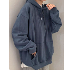 Sweats à capuche décontractés à manches longues pour femmes Sweats à capuche à cordon de serrage à la mode pour fournisseur d'hiver de BD - Product Image 2