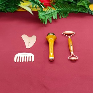 Ensembles de voyage Kansa en cuivre de haute qualité Kit de bien-être ayurvédique d'usine indienne d'origine pour l'hydratation de désintoxication du corps manuel naturel - Product Image 2