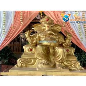Entrée de mariage traditionnelle hindoue Vinayaka Statue décor grandeur nature Ganesha Statue pour mariage seigneur Ganesha Statue pour mariage - Product Image 1