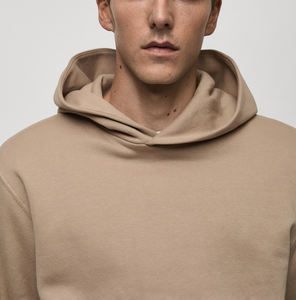 Sweat-shirt en molleton français de haute qualité pour homme, avec logo personnalisé brodé, poids lourd 300 g/m², coupe ample, 100 % coton - Product Image 6