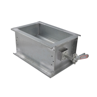 Vanne de régulation de débit d'air personnalisable, ronde, manuelle, en acier galvanisé ou en PVC, pour la ventilation CVC