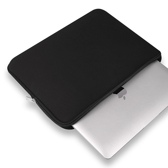 11-17 Inch Nylon Laptop Sleeve Case Protective Bag Portable Notebook Zipper Closure Handbag Lightweight
