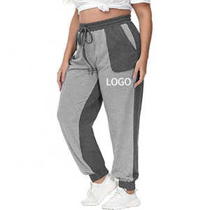 Pantalones de calle de tendencia para mujer más vendidos, pantalones de chándal holgados de alta demanda, pantalones de chándal con cordón de Color sólido - Product Image 1