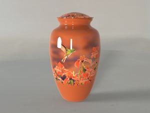 Urne de crémation New Color Humming Bird pour les cendres humaines, y compris le sac en velours gratuit - Product Image 5