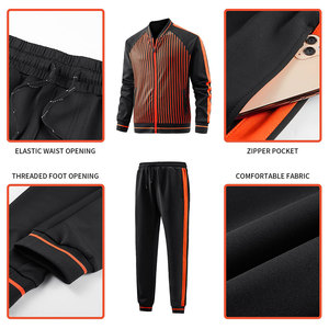 Último Top Premium hombres personalizados Streetwear Fit Joggers hombres chándal ropa deportiva chándales para hombres - Product Image 4