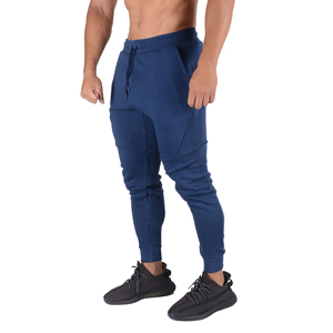 Joggers Hombres Pantalones casuales Fitness Pantalones de chándal de alta calidad Hombres Negro Gimnasio Jogger Pantalones para hombres - Product Image 1