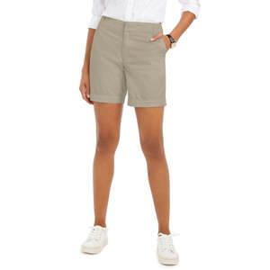 Pantaloncini Casual da Donna Charter Club in Twill Beige, Taglia 14 - Product Image 1