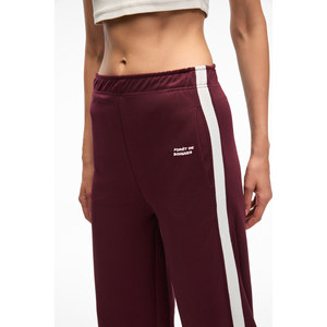 GRIMELANGE FINYARA Women's <b>Oversize</b> Double Pocket Embroidery and Side Stripe Detail <b>Sweatpants</b> - Product Image 4