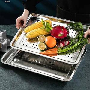 Plateau de cuisine en acier inoxydable CASAMAX WL AS-3751-3 - Équipement de boulangerie facile à nettoyer, compatible avec les aliments, de qualité supérieure, poli - Product Image 2