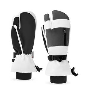 ถุงมือสามนิ้วแบบอุ่น ปกป้องสิ่งแวดล้อม พร้อมหน้าจอสัมผัส สำหรับเล่นกีฬา กิจกรรมกลางแจ้ง และการทำงาน (ใช้ได้ทุกฤดู) - Product Image 1