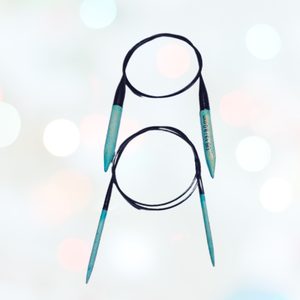 Aiguilles à tricoter circulaires en gros, 40 cm, 60 cm, 80 cm de longueur, style tendance, câble solide, surface lisse, fabrication artisanale de qualité supérieure - Product Image 1