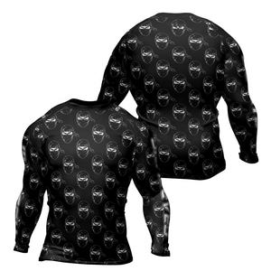 OEM Personnalisé Respirant Anti-bactérien Écologique Rash Guard pour Hommes Polyester/Nylon UPF50 Surf Plongée Compression Chemises BJJ - Product Image 6