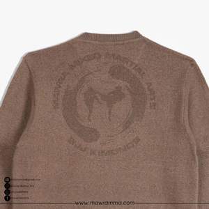 Sweat-shirt pour homme en laine 100% Mawra avec logo personnalisé OEM, broderie, vente en gros, haute qualité, streetwear d'hiver, prix d'usine, extérieur - Product Image 5