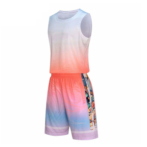 Vente en gros directe d'usine, nouveau modèle de maillot de basket-ball, logo personnalisé, dernière collection de vêtements de sport en polyester BSCI, impression par sublimation, différentes tailles - Product Image 5
