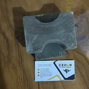 Mango de espada de cuerno crudo cuchillo de bolsillo plegable afilado para exteriores cuerno de búfalo corona alimentos India DISEÑO DE Animal antiguo tacto Real personalizado - Product Image 3