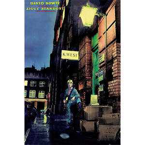 Póster de estilo moderno de David Bowie Ziggy Stardust sobre lienzo para decoración de pared - Product Image 3