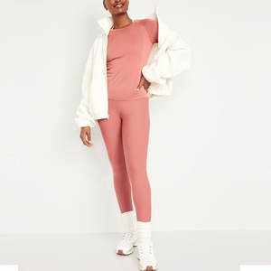 Ropa informal ligera de algodón y poliéster para mujer/camisas de manga corta de Color sólido de alta calidad para mujer - Product Image 3