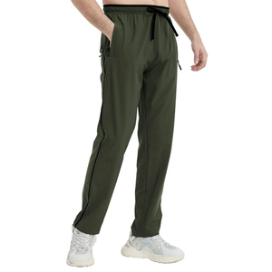 Pantalones Deportivos de Alta Calidad para Hombre, con Cintura Ajustable, Logotipo Personalizado 2025, Impresión en Color Sólido, Ligeros - Product Image 1