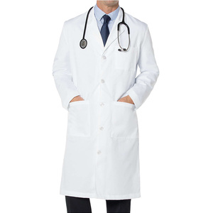 Blouse de laboratoire médicale jetable personnalisée avec poches, uniforme d'hôpital imprimé pour hommes, médecins, infirmières, professionnels de la santé, détection d'aiguilles - Product Image 2
