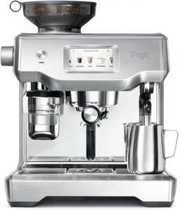 ORDENE LA SUA NUEVA Máquina de Café Espresso Semiautomática de Acero Inoxidable Oracles Touch SES990, de Grano a Taza, con 19 Bares de Presión - Product Image 1
