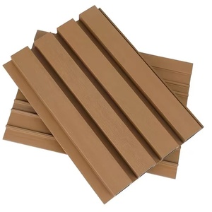 Ngoài trời WPC Composite louvers trần & tường Bảng điều khiển Hội Đồng Quản Trị/3D rãnh PVC lambrin bên ngoài trang trí tường Bảng điều chỉnh Ốp - Product Image 4