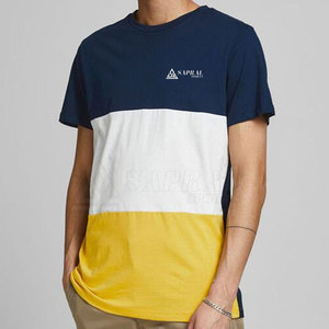 เสื้อยืดผู้ชายสั่งทำพิเศษ ผ้าฝ้าย 100% เป็นมิตรกับสิ่งแวดล้อม ระบายอากาศได้ดี แห้งเร็ว สกรีนโลโก้ได้ คุณภาพดีที่สุด สีพื้น ขนาดสั่งทำได้ แขนสั้น - Product Image 3