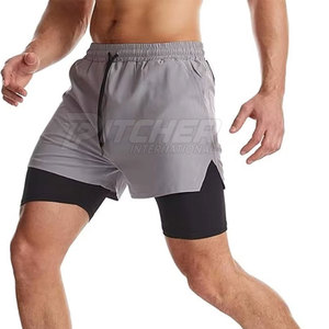 Pantalones Cortos de Doble Capa Hechos a Medida, de Alta Calidad, Transpirables, Sólidos, Casuales, de Cintura Media, Ecológicos, de Algodón Ligero de Secado Rápido - Product Image 6