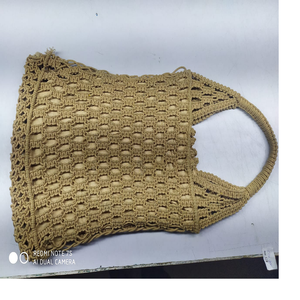 Bolsas de cordón de algodón de macramé hechas a mano, hecho a medida, de los mejores cordones de algodón, para tiendas de accesorios de moda - Product Image 5