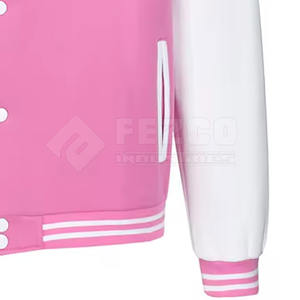 Veste durable Letterman pour homme avec col montant et logo avant Veste d'hiver imperméable, écologique et respirante avec capuche - Product Image 5